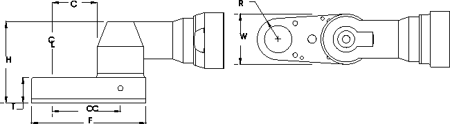 Offset nutrunner Cad